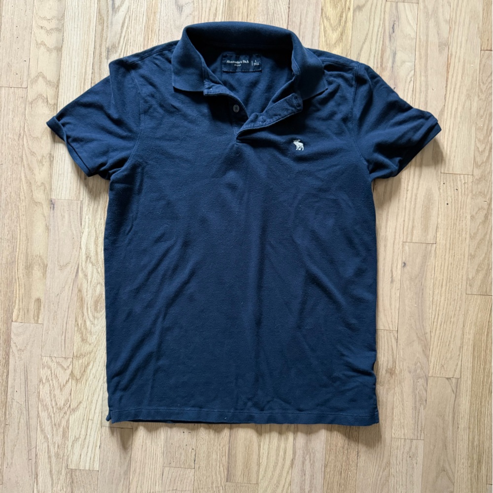 Abercrombie & Fitch Navy Polo Shirt